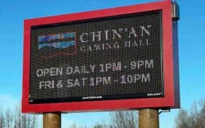 Chin'an Gaming Hall Sign