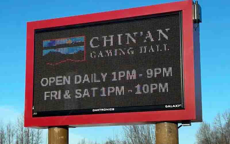 Chin'an Gaming Hall Sign